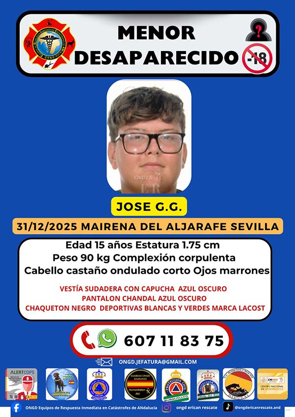 DESPARECIDO JOVEN