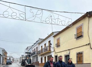 Lahiguera mejora la calle Jacinto Benavente a través del Programa de Fomento de Empleo Agrario