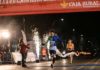 Dia de la Carrera de San Antón con camino de salida y llegada