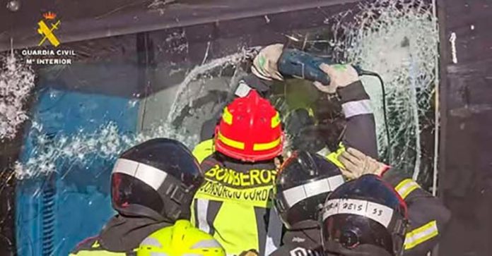 TREN trabajo de rescate