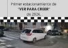 Coche retirado en la mañana del día 1 de enero