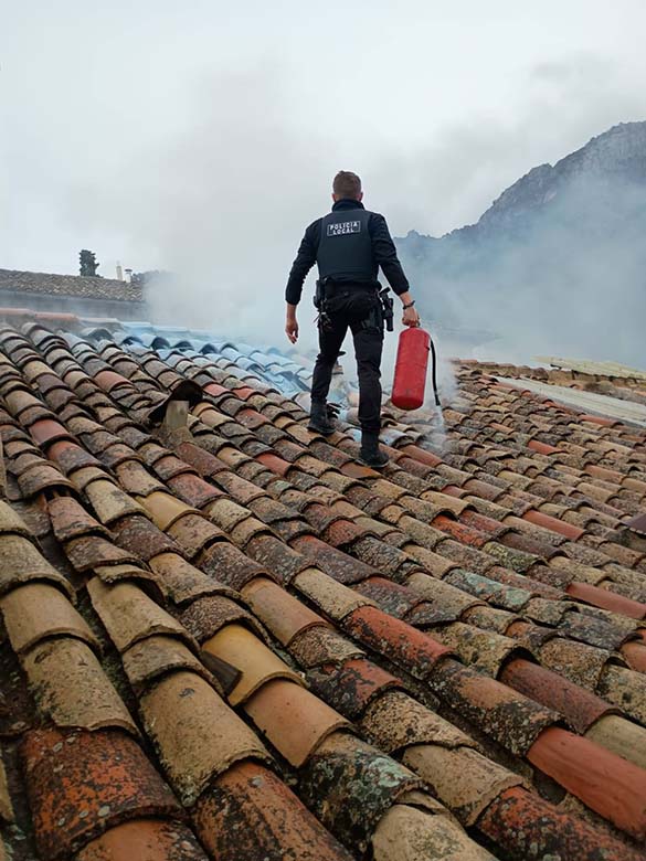 Incendio en Cazorla