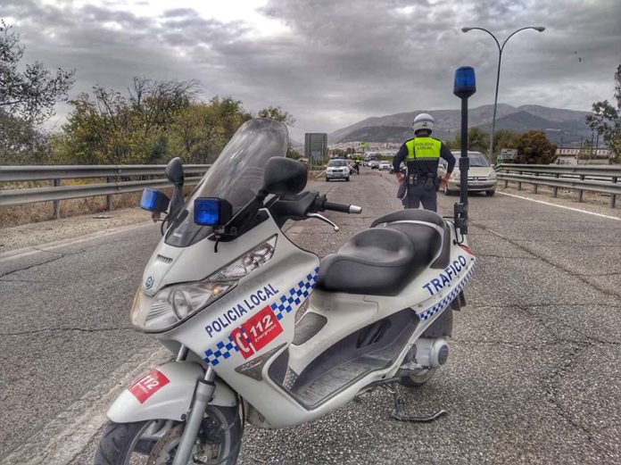 Policia control en Jaén