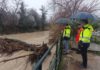 El Ayuntamiento reporta un centenar de incidencias por el viento y la lluvia en la capital con un dispositivo plenamente activo