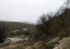 Corte de la carretera en la zona de la localidad de Quesada