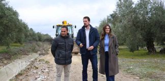Arreglo de los caminos de Úbeda afectados por el temporal