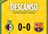 Empate a cero en la primera parte de la final