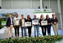 Entrega de premios del Concurso de Pintura Rápida en la Feria de los Pueblos