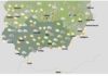 Cielos muy nubosos acompañados de chubascos ocasionales, más intensos y probables en las sierras