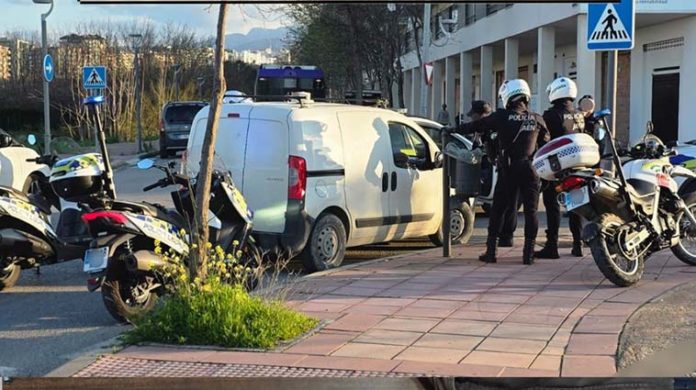 Policia Local de Jaén robo de furgoneta