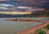 El puente Ariza bajo las aguas del Giribaile