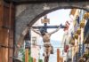 La Cofradía de los Estudiantes de Jaén cierra los desfiles procesionales del Lunes Santo