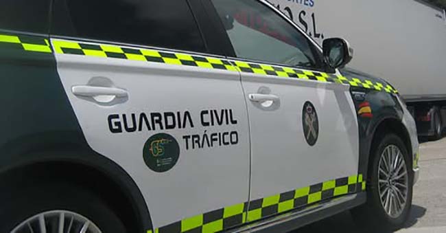 Imagen del camión.GUARDIA CIVIL.12/7/2024