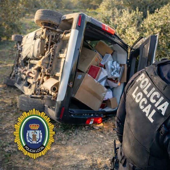 Policia local de mancha REAL accidente