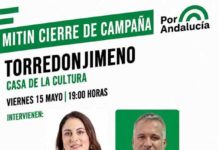 Cierre de campaña de Por Andalucía en Torredonjimeno