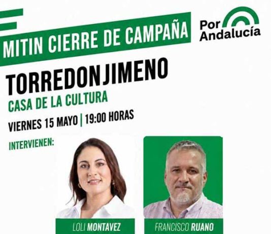 Cierre de campaña de Por Andalucía en Torredonjimeno