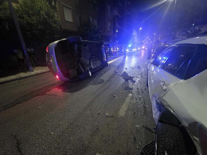 Accidente avenida madrid 2