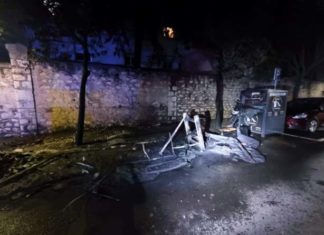 La Policía Local de Jaén detiene a seis personas por la quema de contenedores en distintos puntos de la ciudad que han afectado a vehículos y fachadas