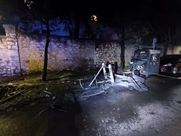 CONTENDOR quemado en Jaén