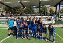 África Colomo asiste durante el fin de semana a algunas finales de la Copa Diputación de Fútbol y Fútbol Sala