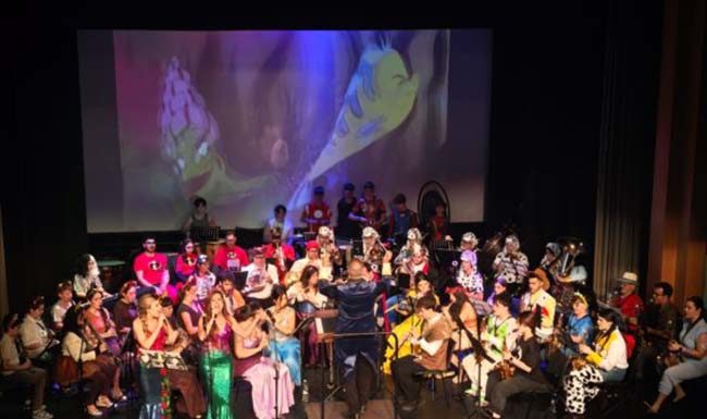 Disney en concierto de la Banda Sinfónica Ciudade de Jaén llega al Darymelia con lleno hasta la bandera