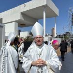 El Obispo de Jaén despide al Papa en su visita a España
