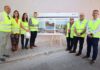 Fernández destaca el avance de las obras en la mejora del paso inferior de la calle Fuerte del Rey en el marco de la integración ferroviaria de Jaén