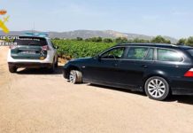 La Guardia Civil detiene a un grupo criminal por varios delitos de robo, conducción temeraria, y atentado a agente de la autoridad