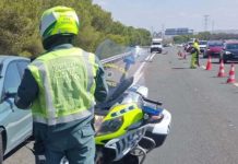 Herido grave en Sevilla un guardia civil arrollado por un vehículo robado que circulaba en sentido contrario