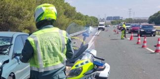 Herido grave en Sevilla un guardia civil arrollado por un vehículo robado que circulaba en sentido contrario