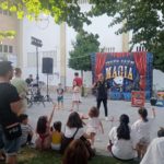 La magia de Jesús Jaén llega a la Alameda de Adolfo Suares enmarcada dentro de la feria de la Capill