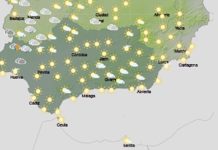 Cielos poco nubosos o despejados, con nubosidad de evolución diurna en las sierras que puede ir acompañada de chubascos ocasionales