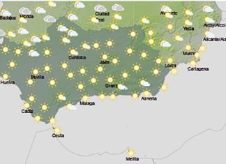 Cielos con intervalos de nubes medias y altas, sin descartar chubascos que pueden ir ocasionalmente acompañados de tormentas