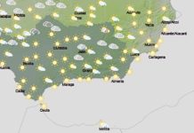 Cielos poco nubosos, con nubosidad de evolución diurna en las sierras acompañada de chubascos y tormentas ocasionales