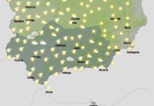 Temperaturas con pocos cambios, con máximas localmente en ascenso en el valle del Guadalquivir