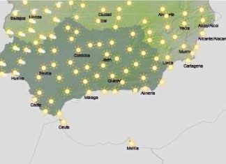 Nubosidad de evolución en las sierras, con chubascos y tormentas que serán localmente fuertes y pueden ir acompañados de granizo y rachas de viento muy fuertes