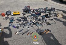 Rápida actuación de Policía Local y Bomberos ante dos incendios registrados en contenedores de la ciudad