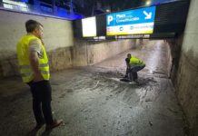 El Ayuntamiento decreta estado de pre emergencia tras una tromba de agua caída sobre la capital con 30 litros en apenas 20 minutos