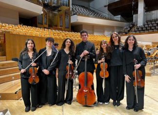 Siete estudiantes de la Orquesta de la UJA participan en un concierto internacional en el Auditorio Nacional de Música de Madrid