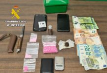 La Guardia Civil detiene a dos personas como presuntos autores de un delito contra la salud pública