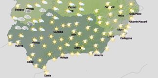 Cielos poco nubosos con intervalos de nubes medias y altas, nubosidad de evolución diurna en las sierras, con probabilidad de chubascos