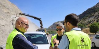 Actuaciones de emergencia en la A-44 y destaca la adjudicación de la rehabilitación del firme entre Cambil y el límite con Granada