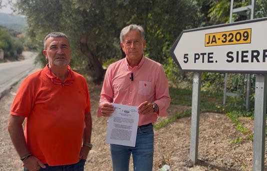El PP denuncia “una década de mentiras del PSOE” con los vecinos de Puente de la Sierra y Puente Jontoya y exige la ampliación de la JA-3209 y las nuevas paradas de autobús
