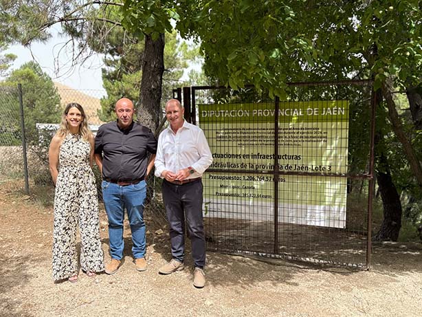 CAZORLA Visita obras Diputación en infraestructuras hidráulicas Cazorla 1