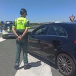 Cinco heridos al salirse de la vía su vehículo en Marchal por la presencia de jabalíes en la vía