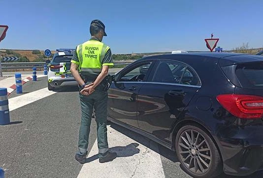 Cinco heridos al salirse de la vía su vehículo en Marchal por la presencia de jabalíes en la vía
