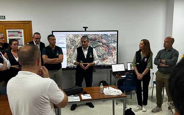 Estabilizado el incendio de Los Gallardos en Almería