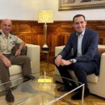 El presidente de la Diputación de Jaén mantiene una reunión con el General de Brigada de Córdoba