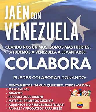 NNGG Jaén inicia una campaña para ayudar a Venezuela