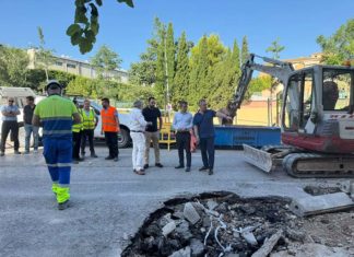 El Ayuntamiento comienza con la obra del colector y firme de la Avenida de Arjona afectado por la última tormenta una batería de intervenciones en saneamiento por 8 millones en puntos estratégicos de Jaén